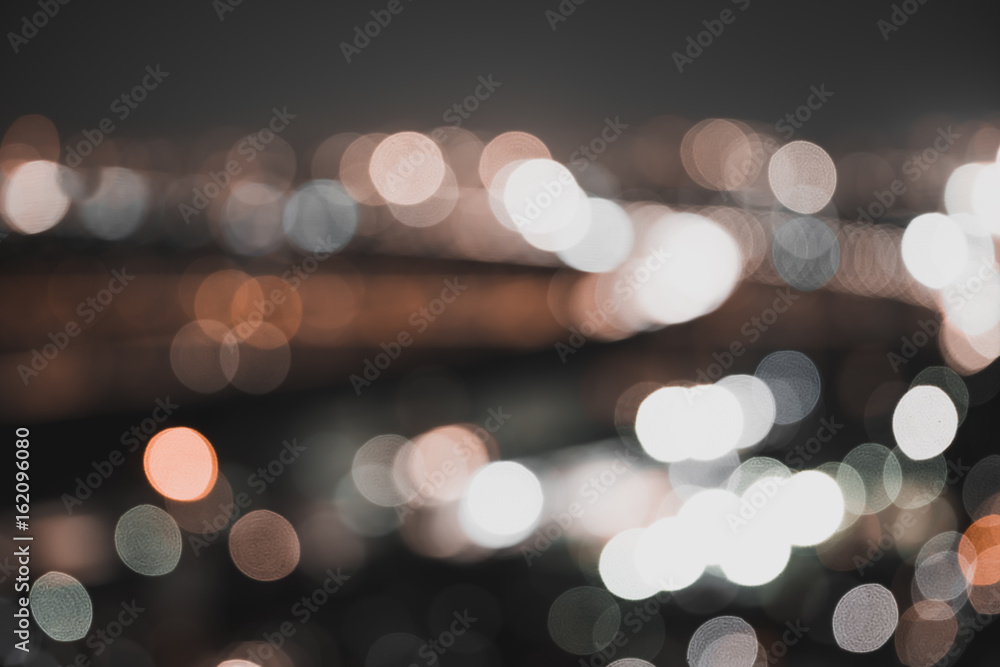 Blur city light background abstract
