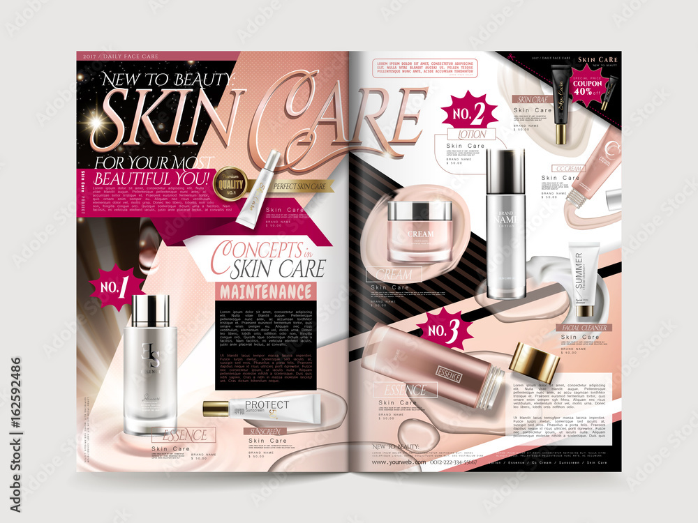 化妆品宣传册设计