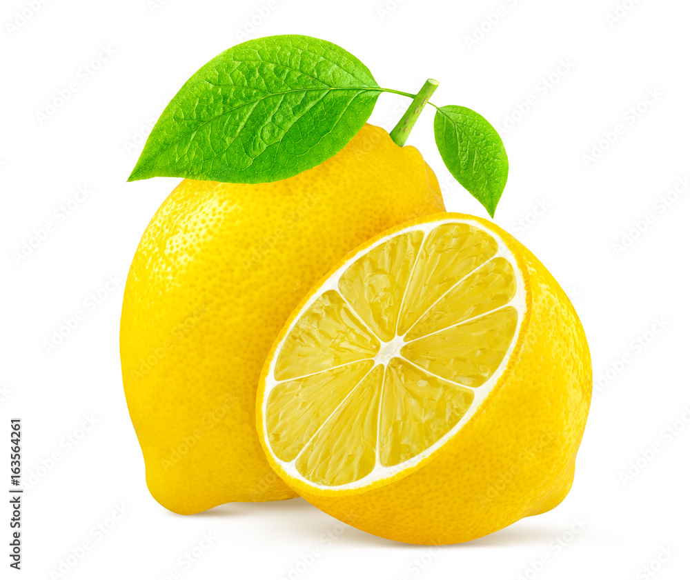 白底柠檬隔离