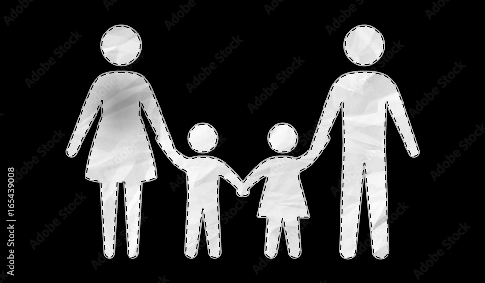 3D rendering family icon
