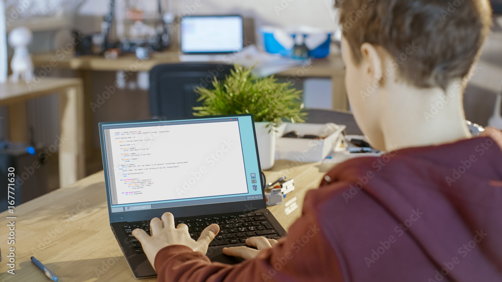 聪明的男孩正在为他的计算机科学俱乐部做一个项目，并有特殊项目。