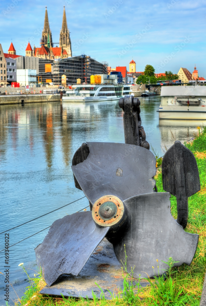 德国雷根斯堡河畔螺旋桨断裂