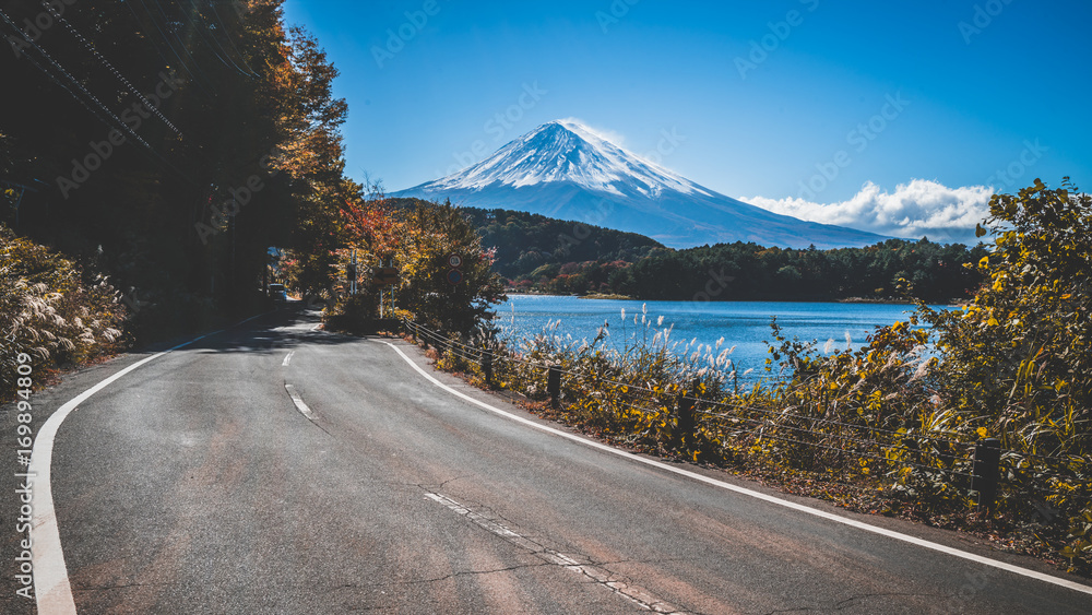 日本富士山和河口湖公路