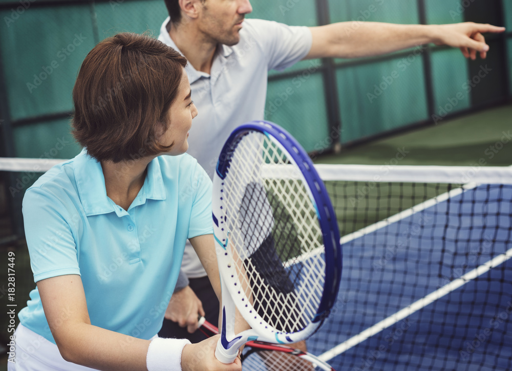网球训练教练锻炼运动员积极理念