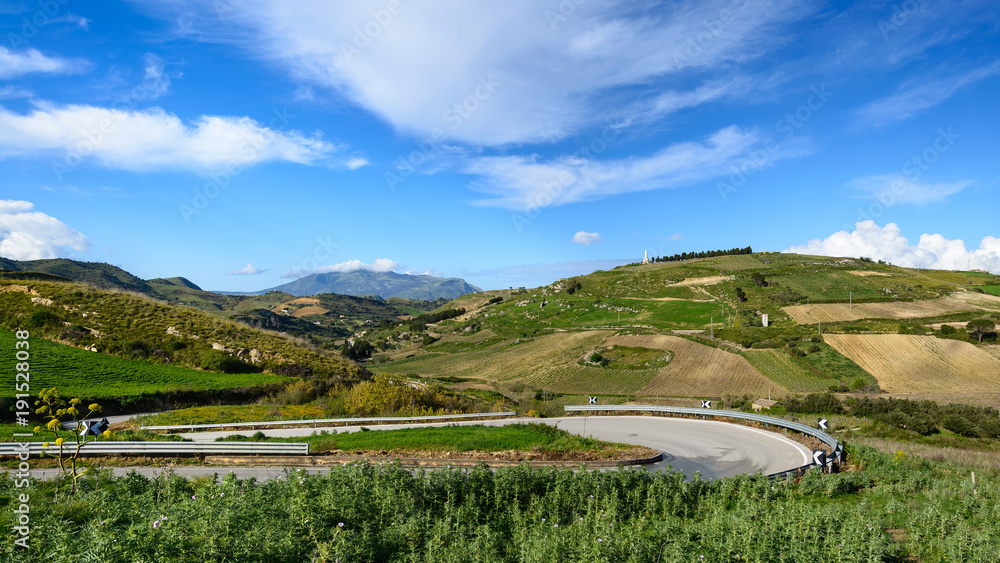 Krajobrazy Sycylii
