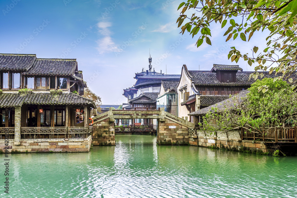Wuzhens beautiful rivers and ancient architectural landscapes