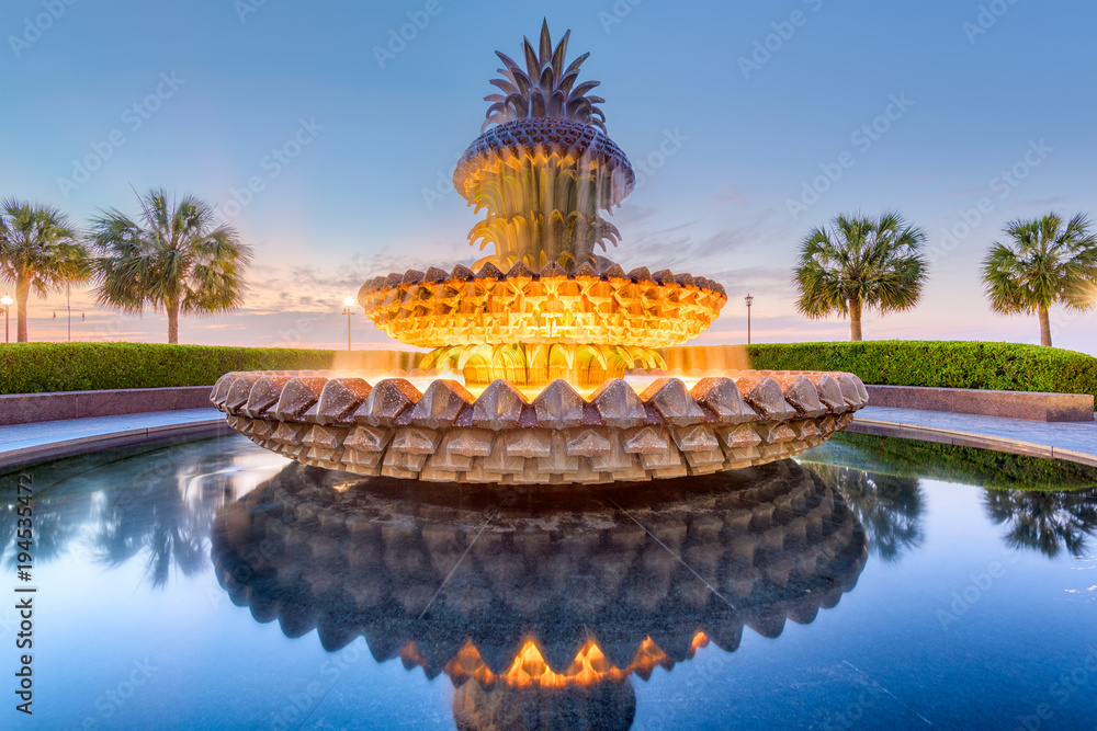 美国南卡罗来纳州查尔斯顿喷泉