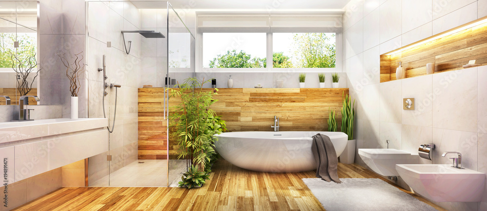 现代设计浴室