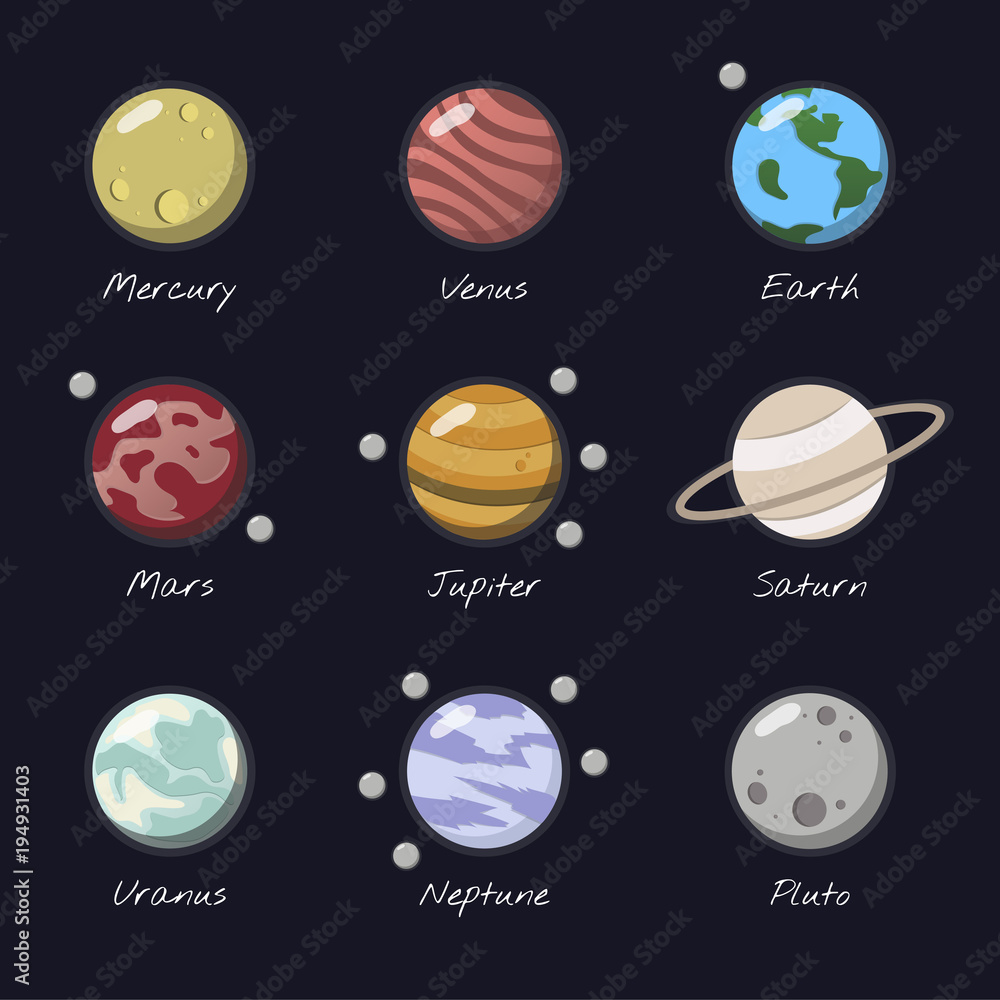 太阳系图解