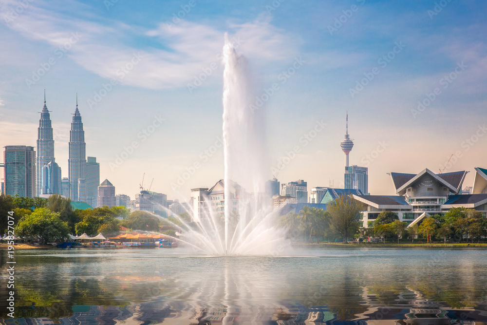 吉隆坡公园喷泉