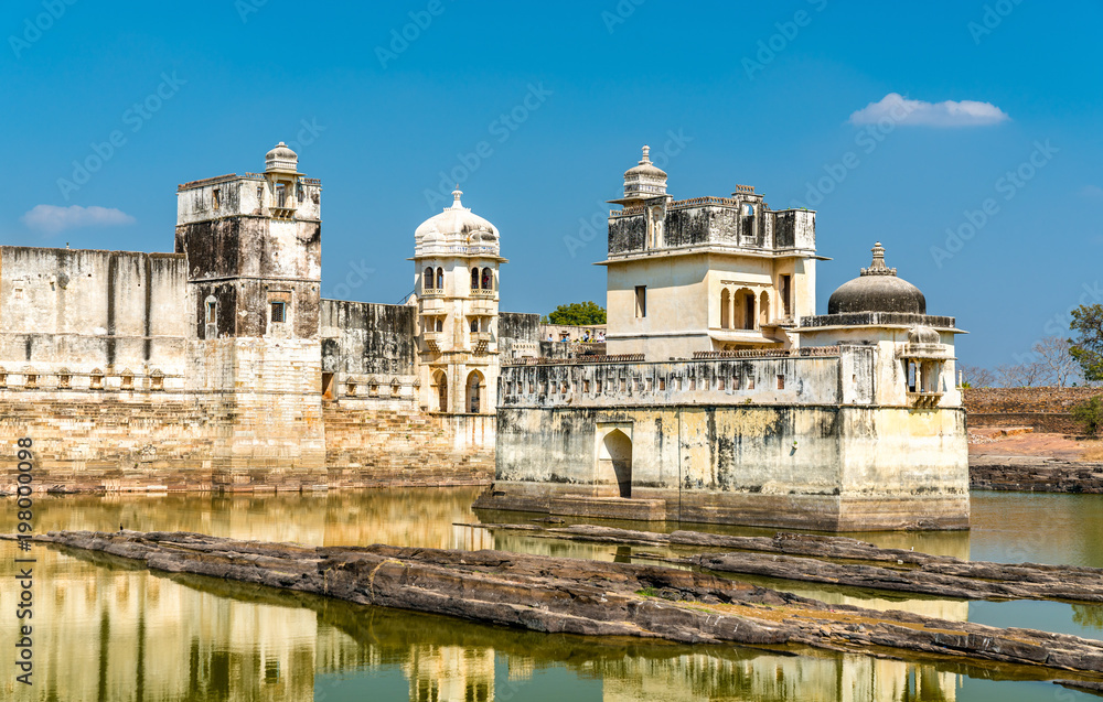 Maharani Shri Padmini Mahal，位于吉大港堡的宫殿。印度拉贾斯坦的联合国教科文组织世界遗产