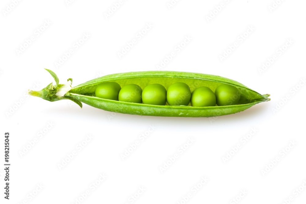 绿色鲜豌豆