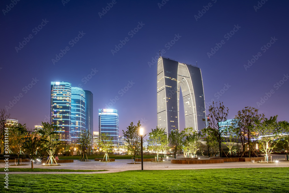 苏州中央商务区金融中心摩天大楼