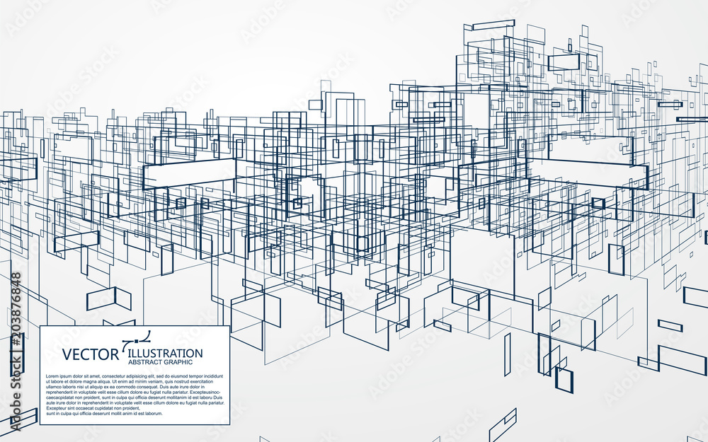 虚拟城市图形，虚拟空间的设计。