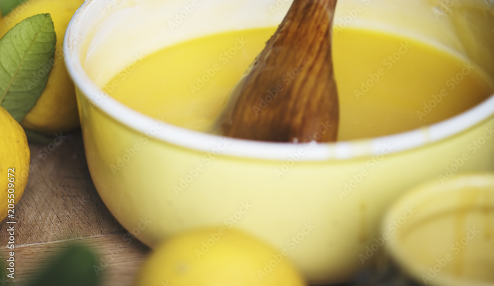 柠檬凝乳食品摄影食谱创意