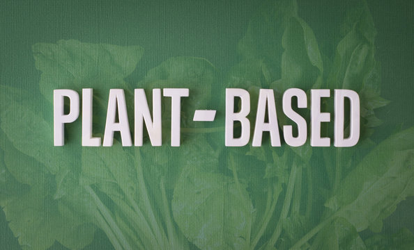 Plant based lettering sign