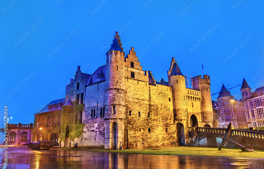 Het Steen，比利时安特卫普的一座中世纪堡垒