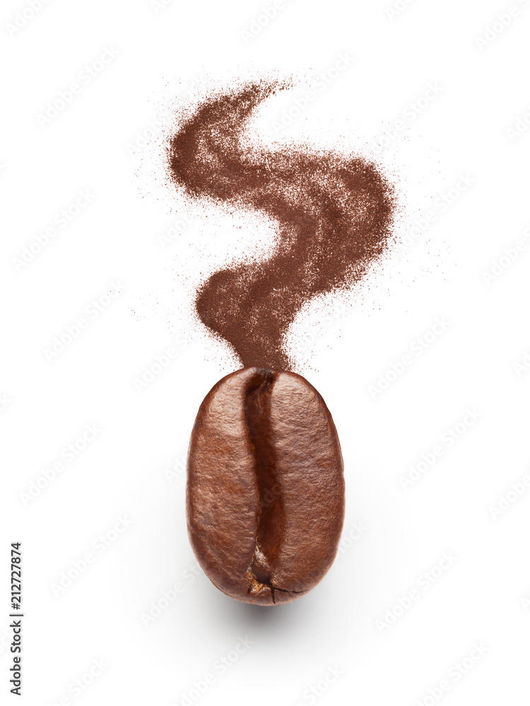 烟状咖啡粉咖啡豆