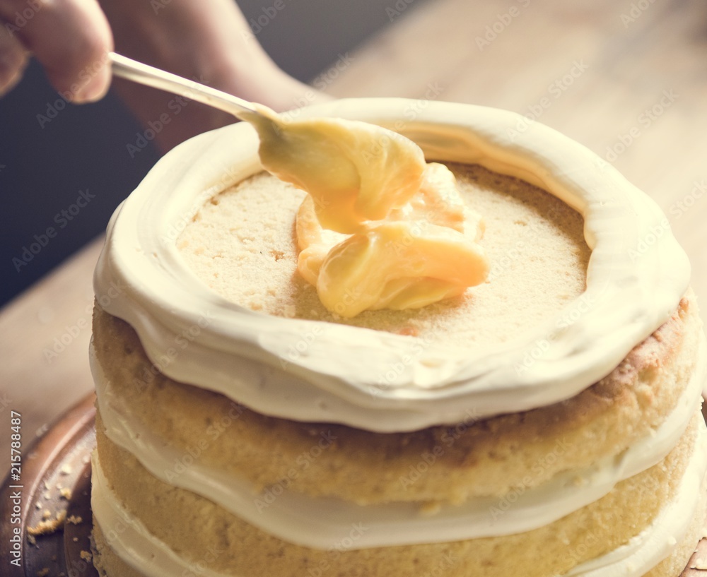分层蛋糕食品摄影食谱创意