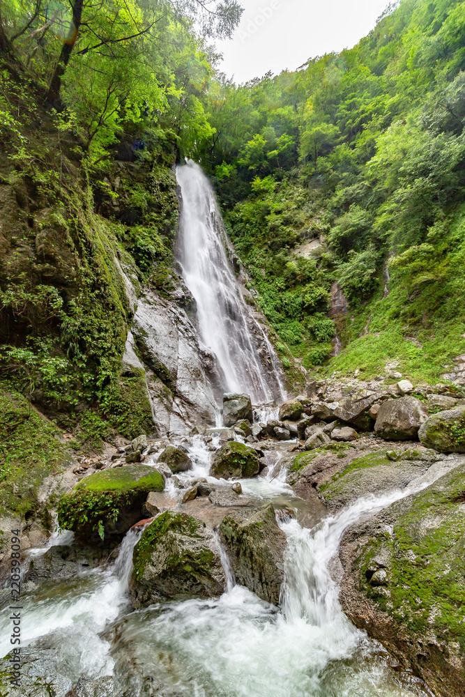 西丹沢　本棚の滝