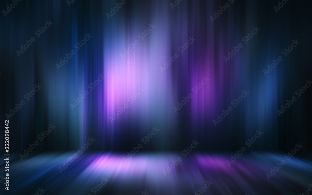 抽象光效纹理蓝粉紫色壁纸3D渲染