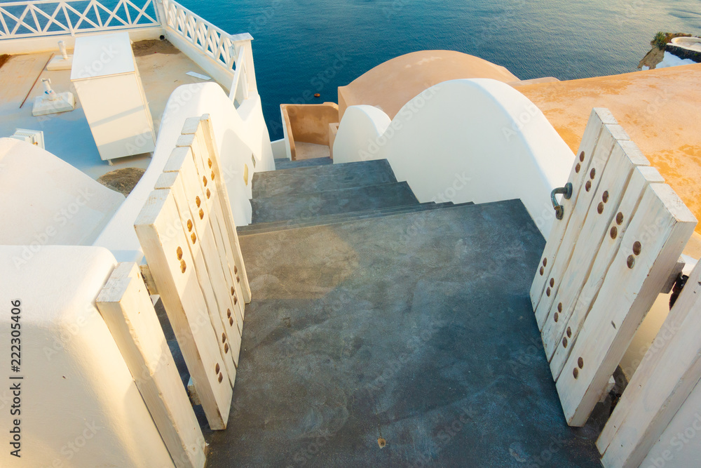 Oia Santorini村建筑细节