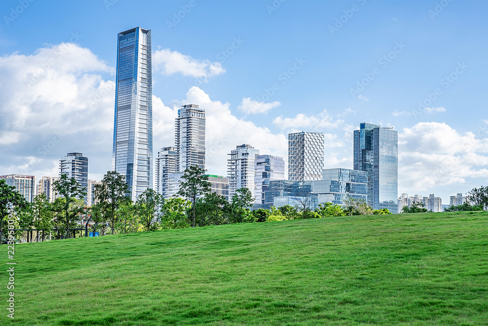 深圳城市绿化与办公楼