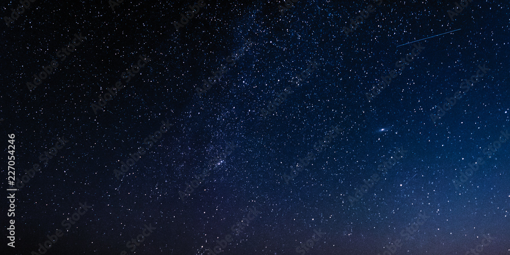 外太空恒星和星系的夜空，宇宙背景