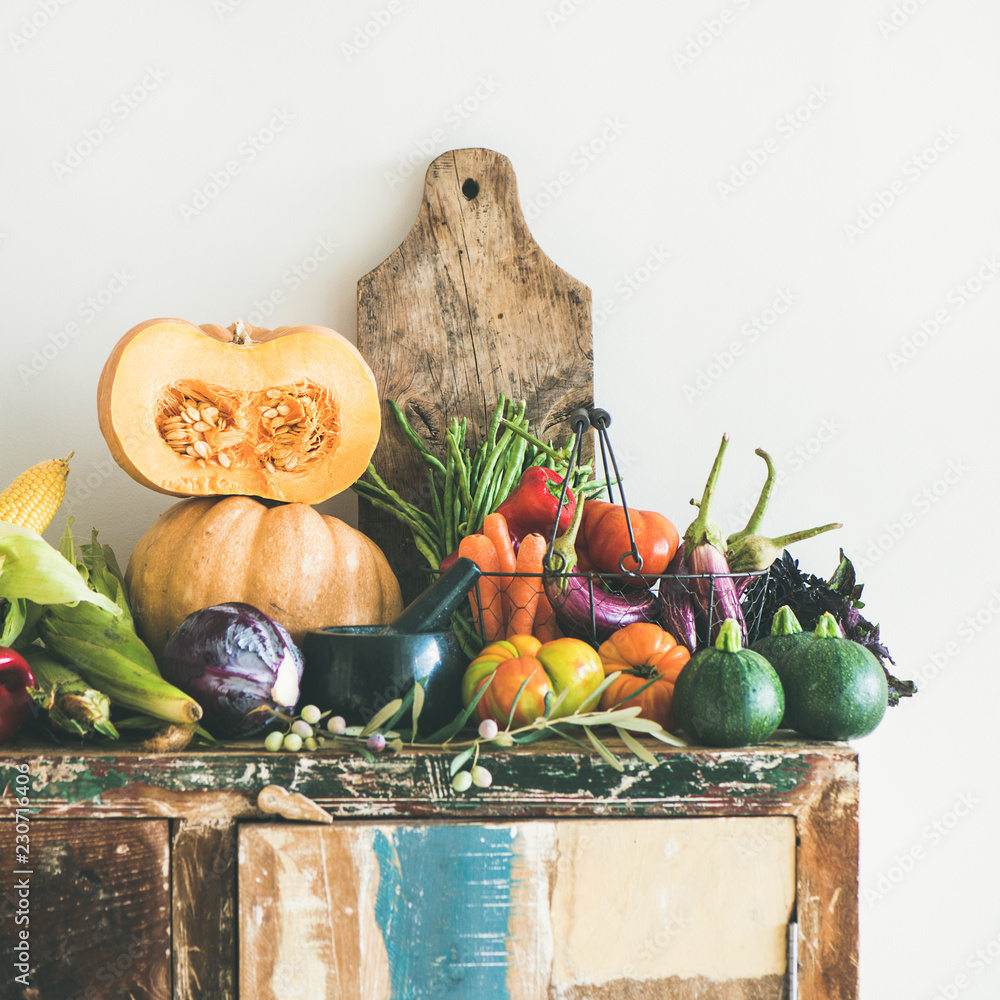 秋季素食食材种类繁多。秋季健康烹饪蔬菜搭配