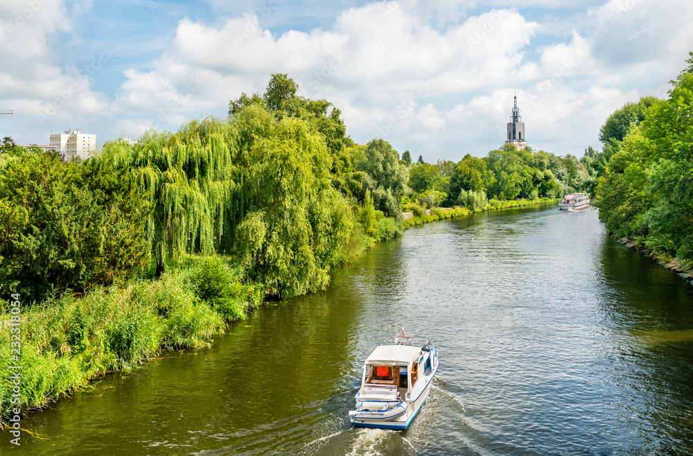 View of the Havel river in Potsdam, Germany