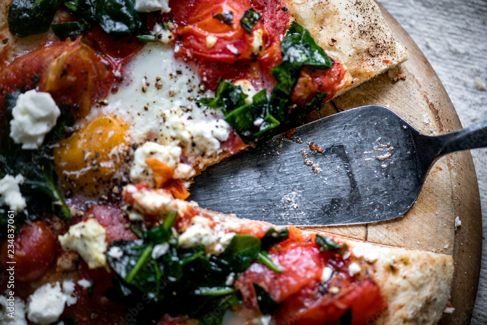 自制披萨食品摄影食谱创意