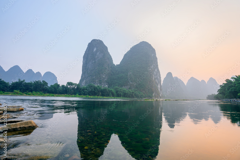 中国广西桂林喀斯特地貌景观