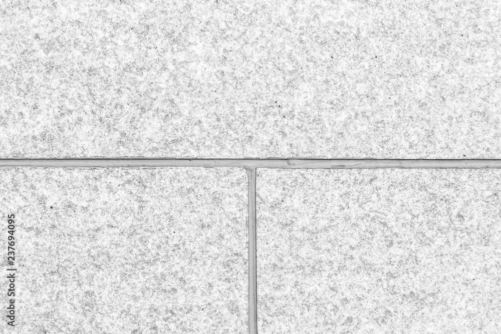 白色石砖地板图案和无缝背景