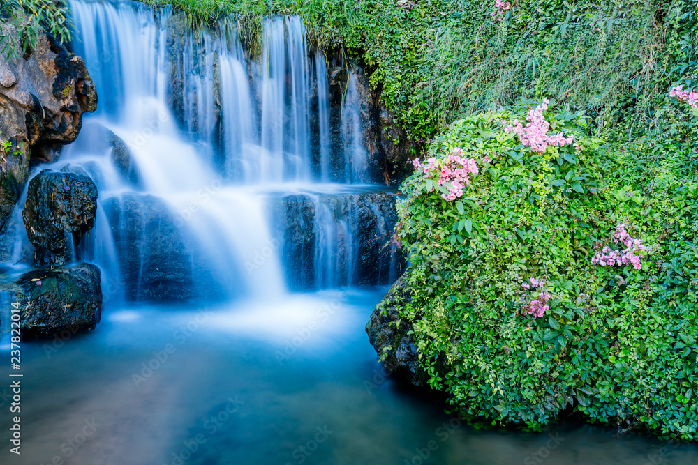 Heilongtan Waterfall in Lijiang, Yunnan, China