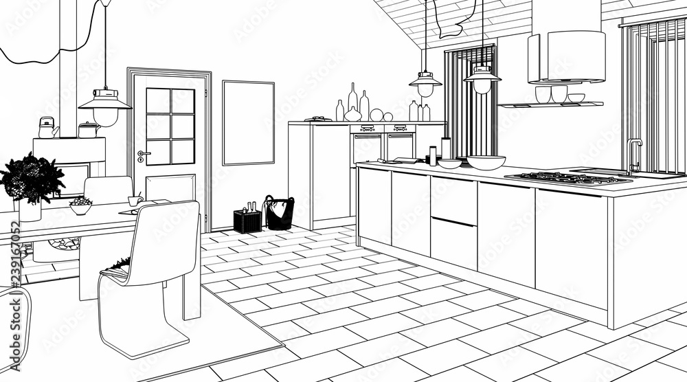 厨房改造（草图）