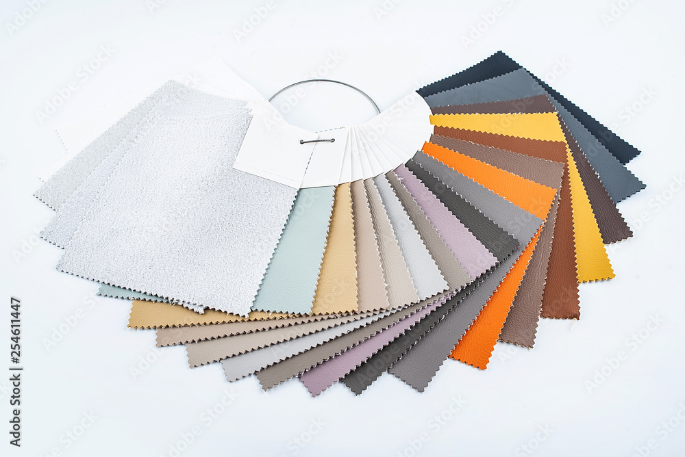 Leather material artificial leather color card sample