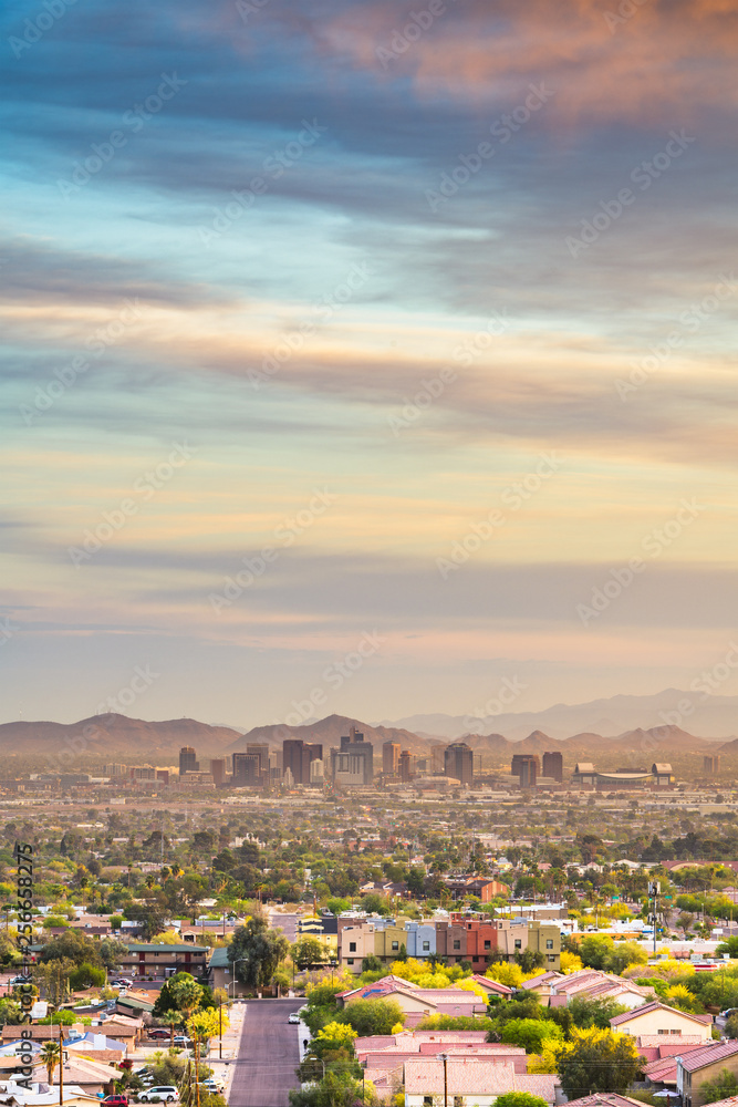 Phoenix, Arizona, USA downtown cityscape