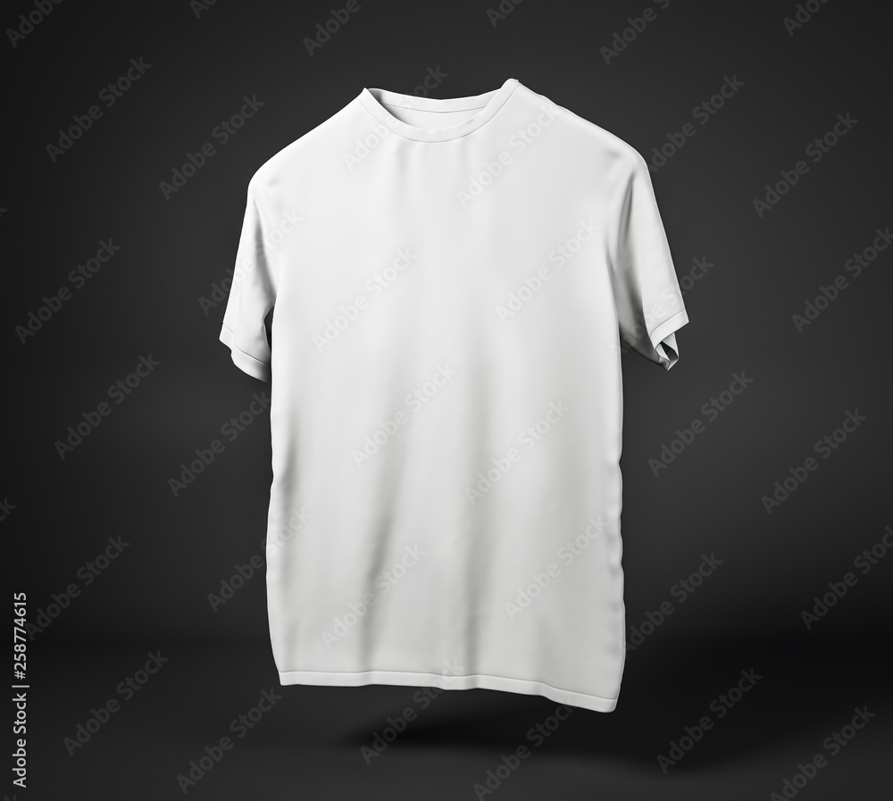 Empty white t-shirt