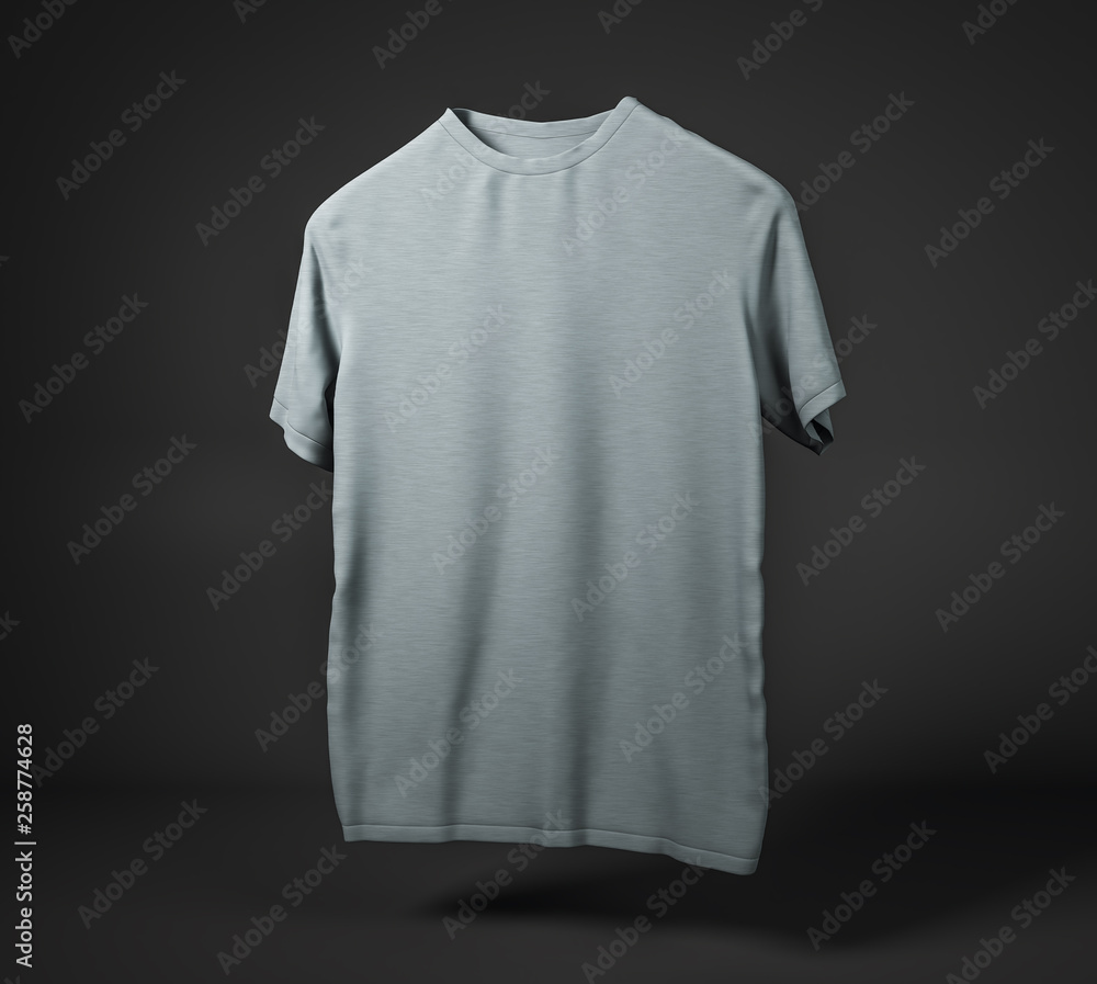 Empty grey t-shirt