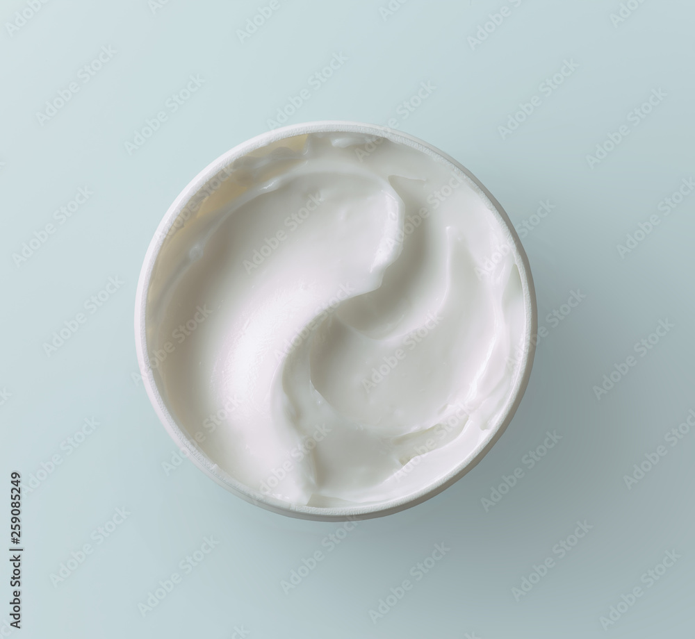 white cocmetic cream