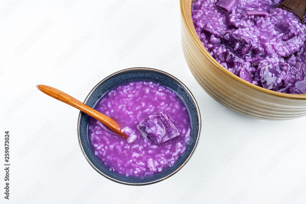 一碗紫薯粥