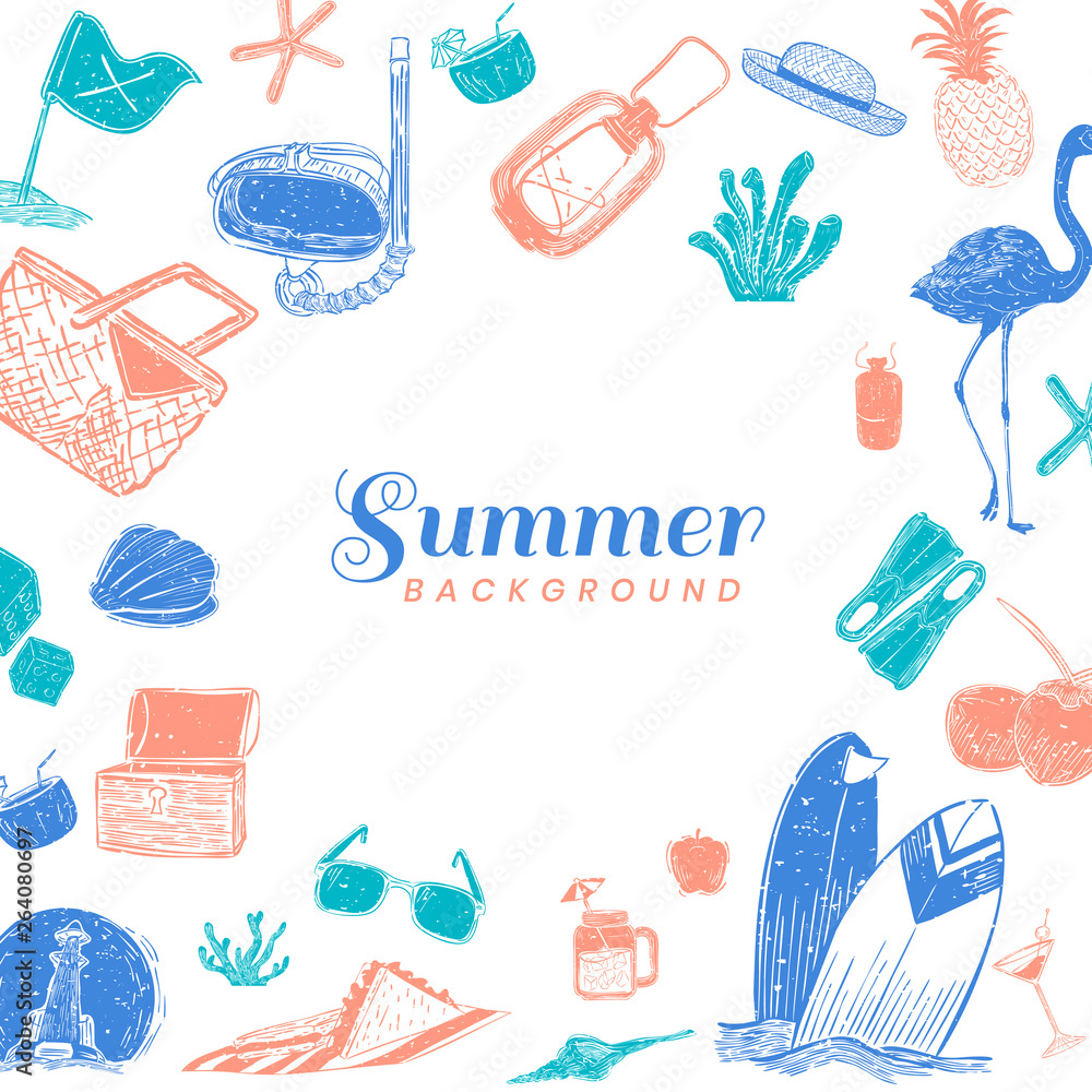 Tropical summer background
