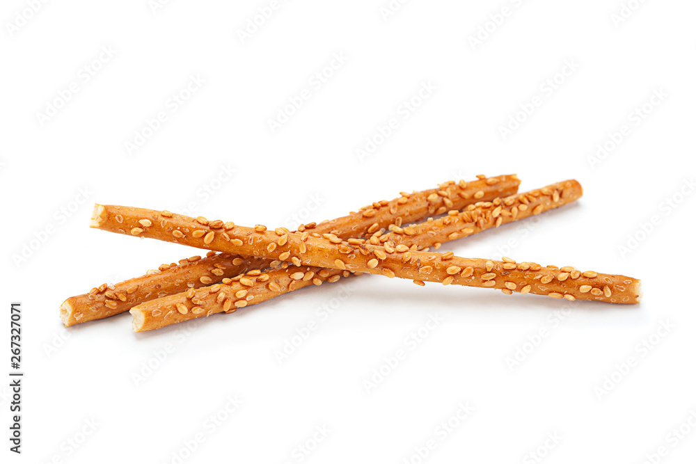 Salted sticks with sesame