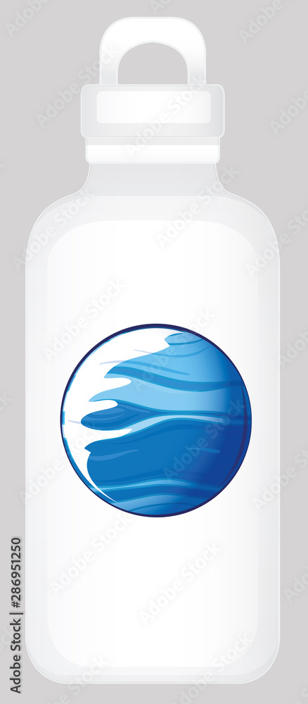 蓝色星球水瓶