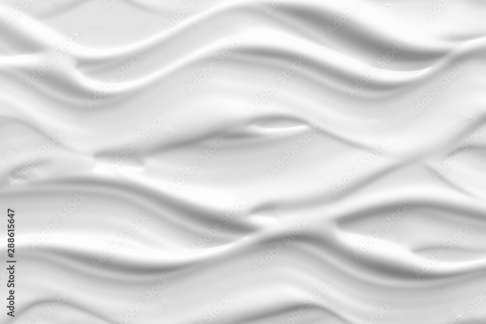 White cosmetic cream texture. Lotion, moisturizer, skin care background