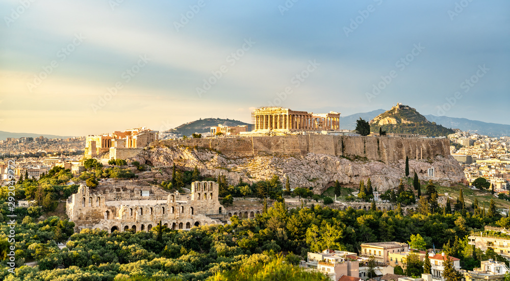 希腊雅典卫城景观
