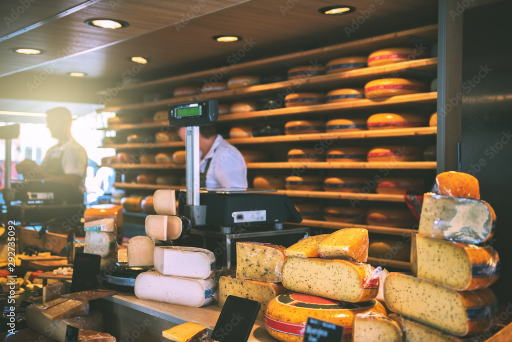 荷兰奶酪在农民传统市场的选择