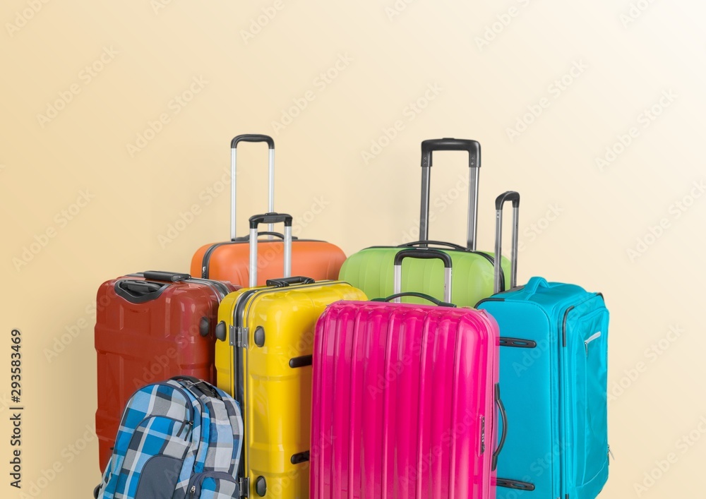 最小行李箱旅行配件飞机抵达机场