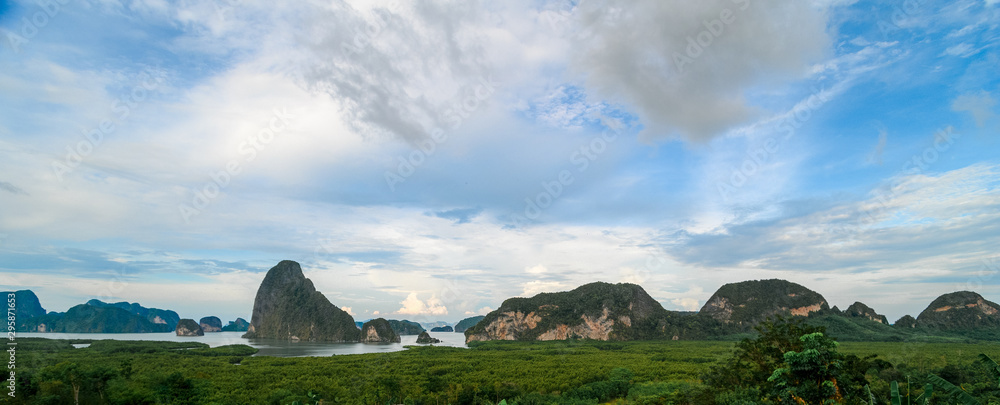 攀牙湾，来自泰国攀牙的sametnanshe观景点