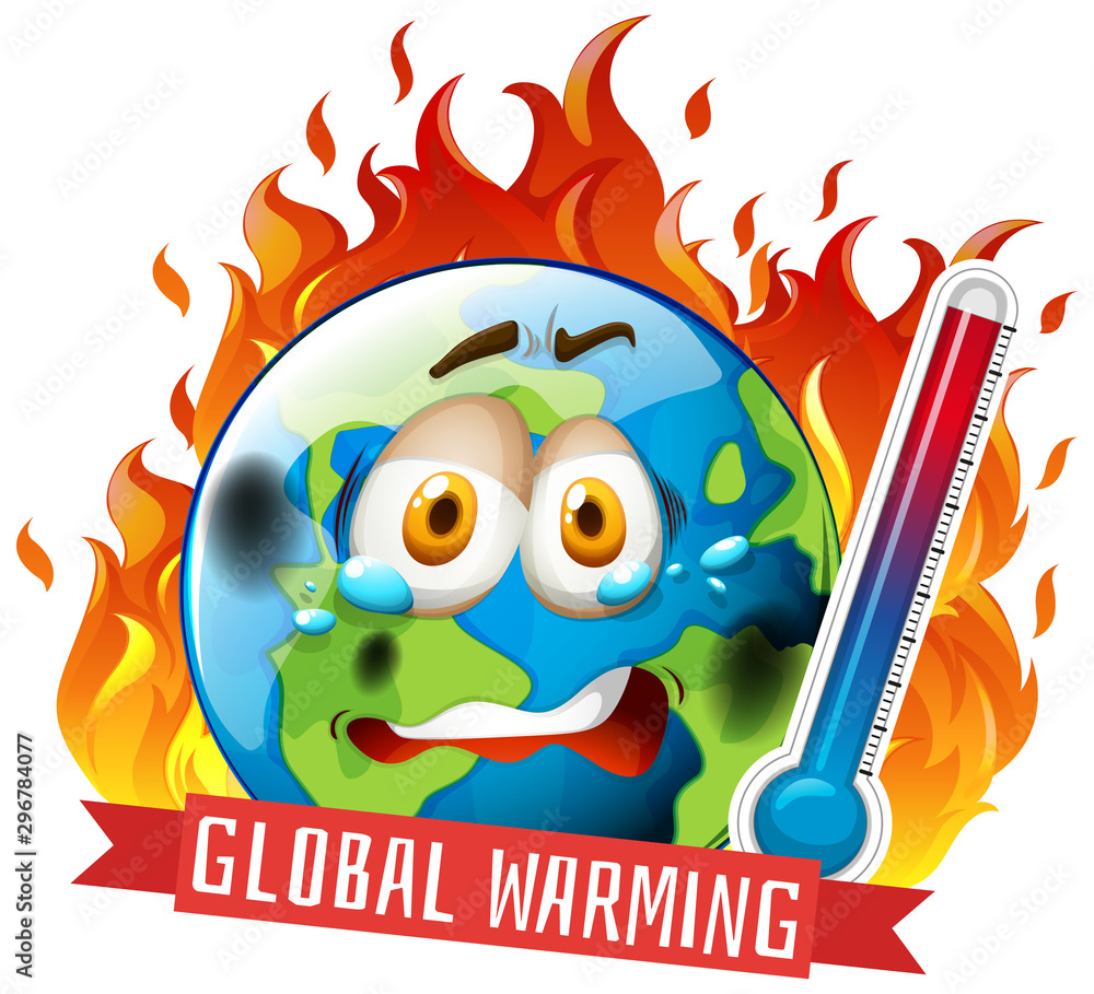 全球变暖，地球着火了